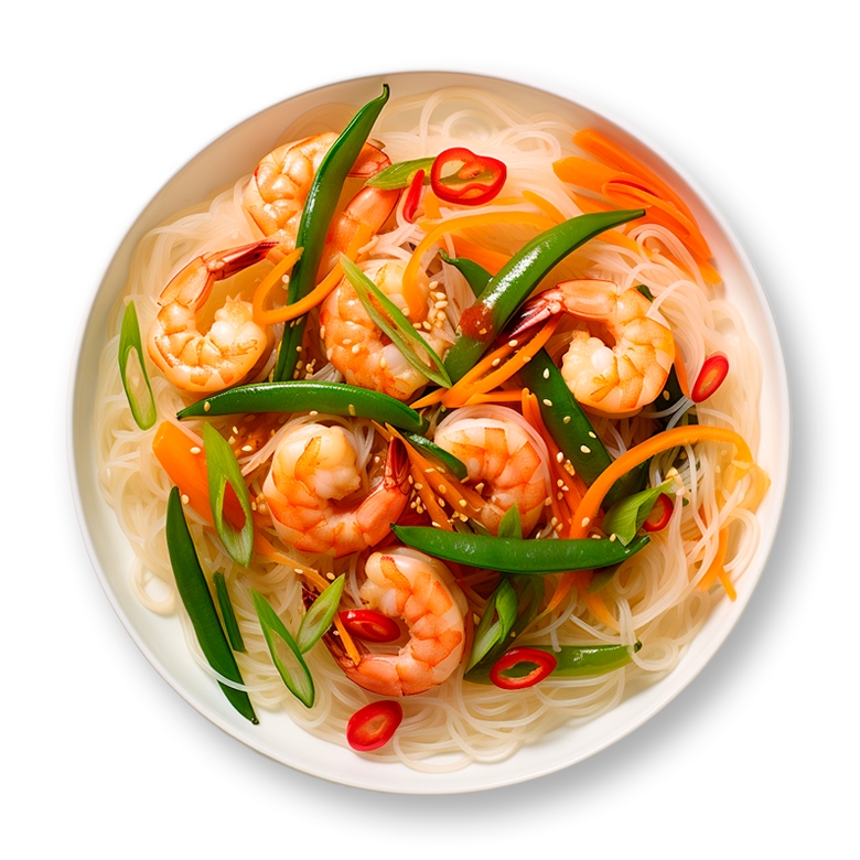 ВОК Харусаме с креветками