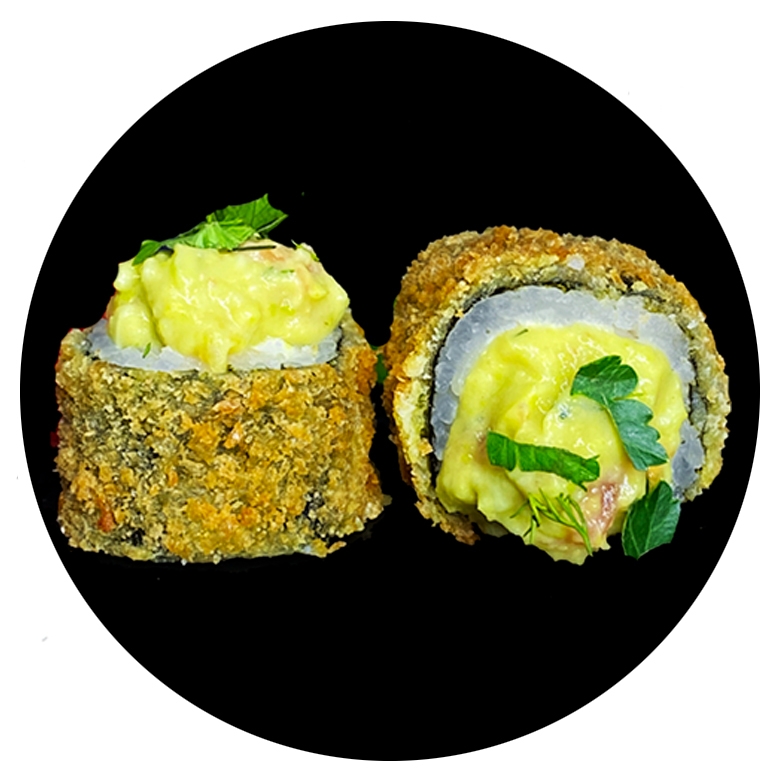 Унаги темпура с гуакамоле